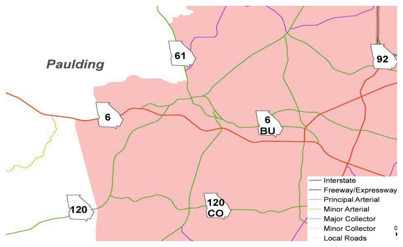 Figure 4.1: City of Dallas Roadway Functional Classification