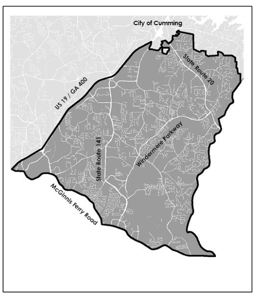 FIGURE 7: South Forsyth Boundary