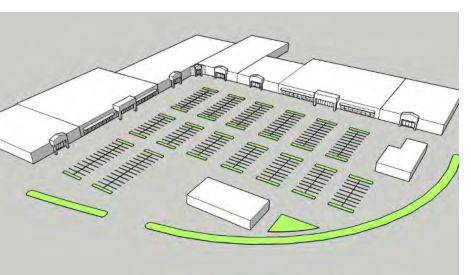 Figure 8-13: Conventional Shopping Center