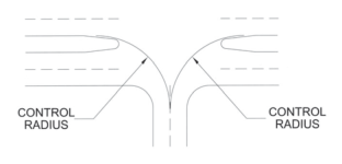 Figure 11.4-2: Left Turning Control Radius