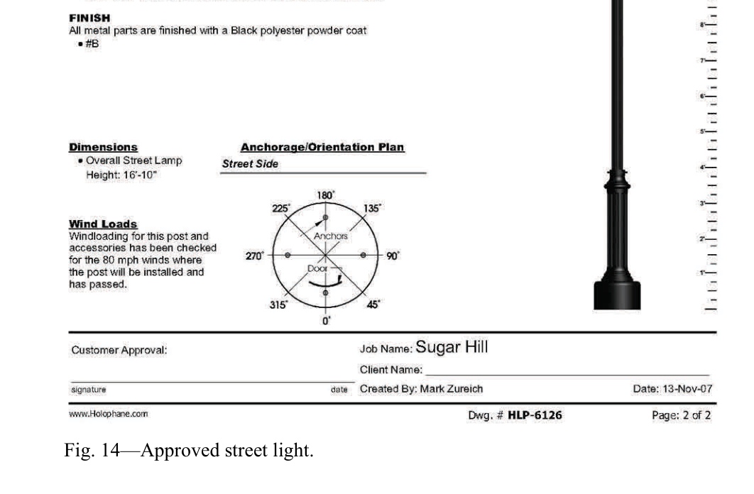 Fig. 14—Approved street light.